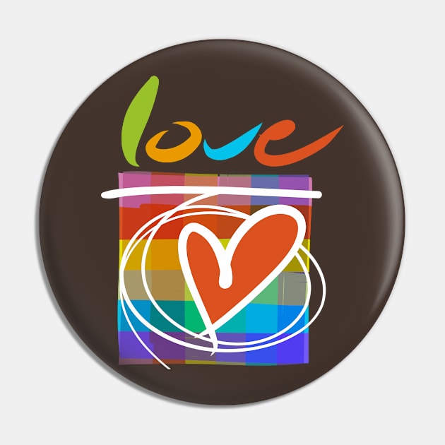 Chequered love Pin by iconymous