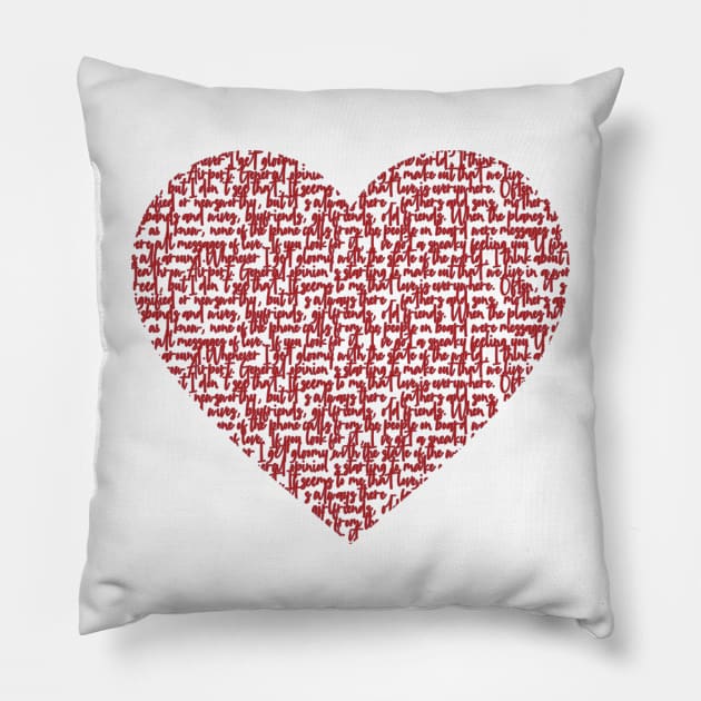 Love Actually Quote Pillow by baranskini