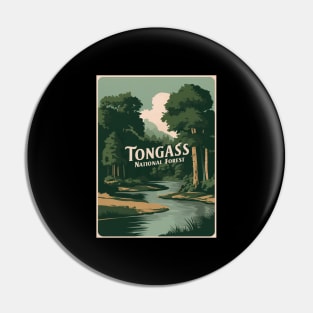 Tongass National Forest Vintage Poster Pin