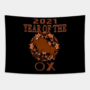 2021 year of the ox, chinese new year Tapestry