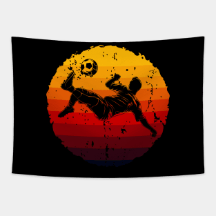 Retro Vintage Soccer Player Soccer Lovers Football Fans Gift Tapestry