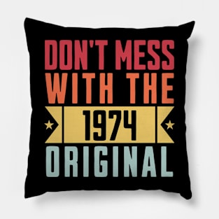 1974 original birthday gift Pillow