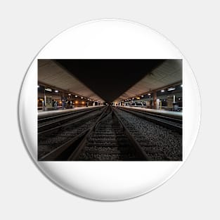 Train Tracks Pin