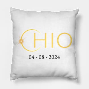 Solar Eclipse 2024 State Ohio Total Solar Eclipse Pillow