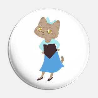 Mermaid cat Pin