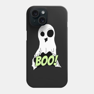 Funny Ghost Halloween Flashing Boo Phone Case
