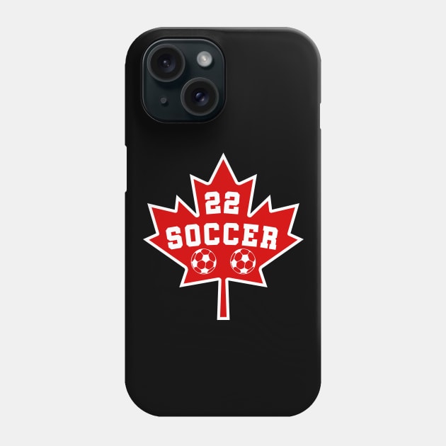 Canada Soccer Phone Case by footballomatic