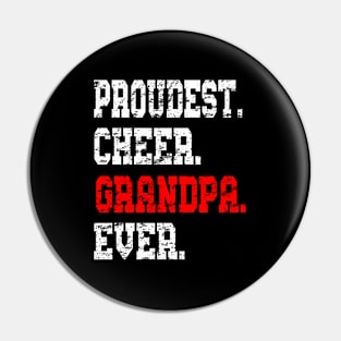 Custom Cheer Grandpa Best Grandpa Ever Pin