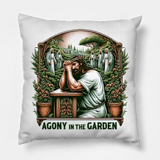 agony in the garden Pillow