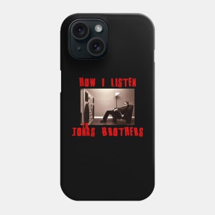 jonas how i listen Phone Case