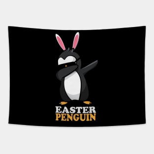 EASTER BUNNY DABBING - EASTER PENGUIN Tapestry