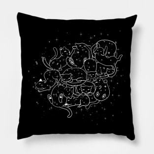 Starry cats Pillow