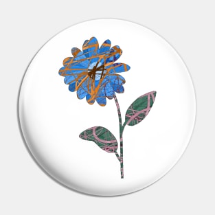 dazed flower Pin