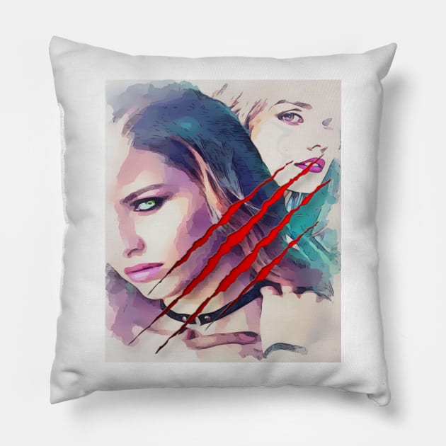 girls Pillow by momo1978