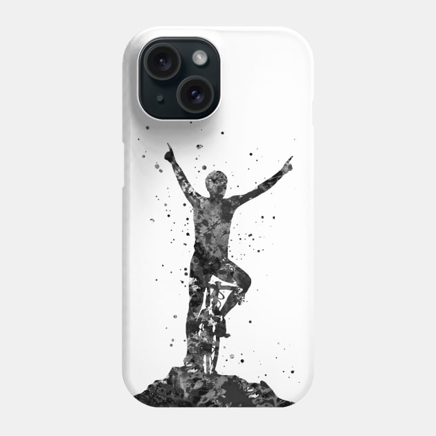 Mountain biking Phone Case by RosaliArt