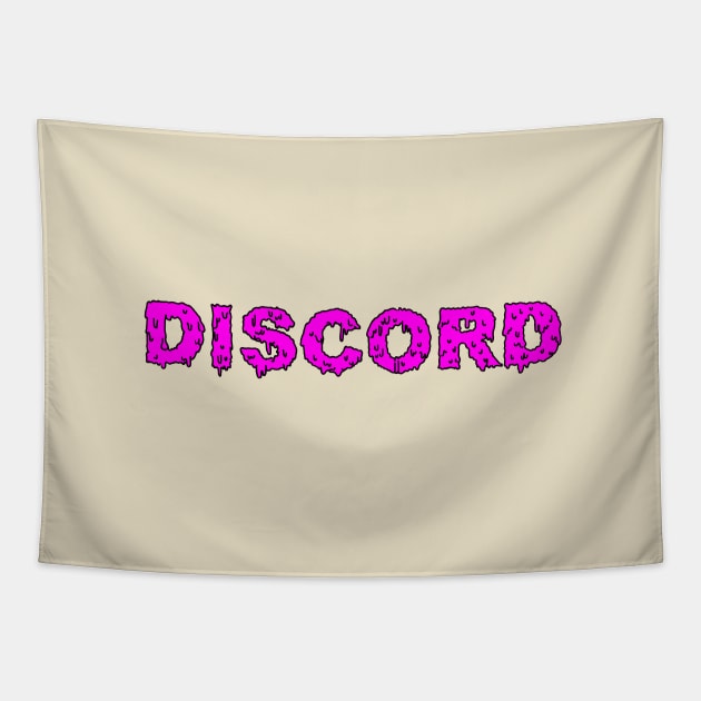 Discord Slime (pink) Tapestry by evidenceofforms