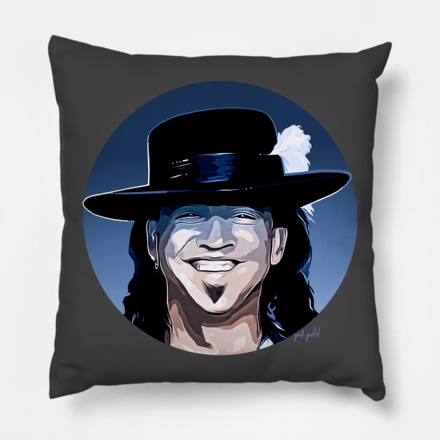 SRV RIP! Pillow by phleep