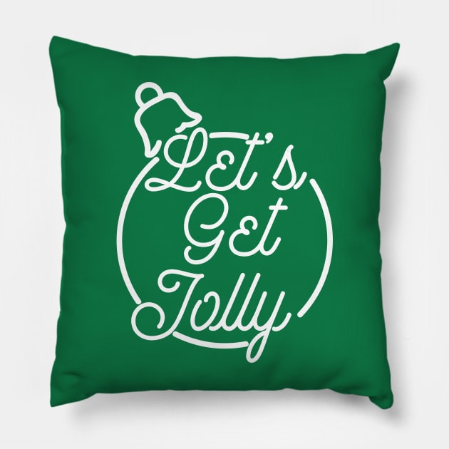 Let's get jolly! Pillow by Perpetual Brunch