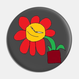 Mischievous Flower Pin