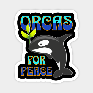 Orcas for Peace Magnet