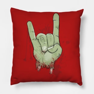 Rawk Salute Zombie Pillow