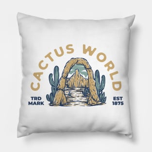 Cactus World Pillow