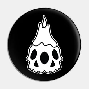 Three Eyed Skull Pin