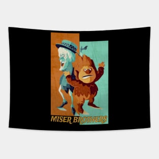 miser brothers vintage design Tapestry