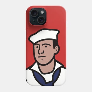 Sailor Joe in White Uniform Phone Case