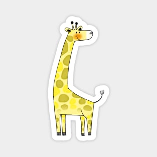 cute giraffe cartoon Magnet