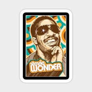 STEVIE WONDER MERCH VTG Magnet