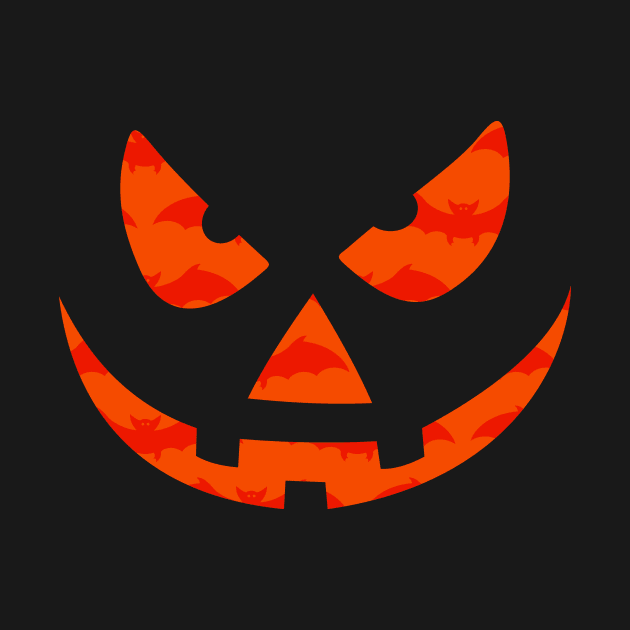 Scary Pumpkin Face by superdupertees