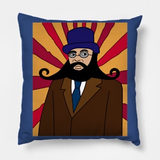 Crazy Long Beard Hipster Pillow