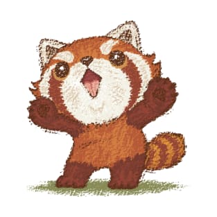 Red panda standing T-Shirt