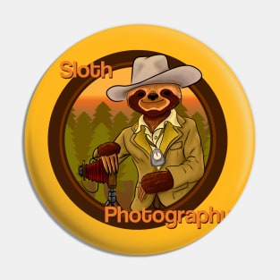 Sloth Photography Pin