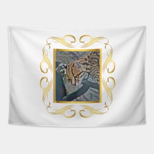 Ocelot Framed Tapestry