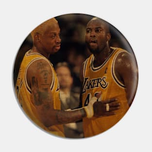 Glen Rice and Dennis Rodman Vintage Pin