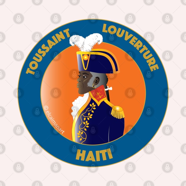 Toussaint Louverture, stickers, magnets , buttons and more... by Elcaiman7