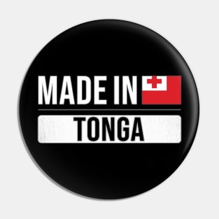 Made In Tonga - Gift for Togan With Roots From Tonga Pin