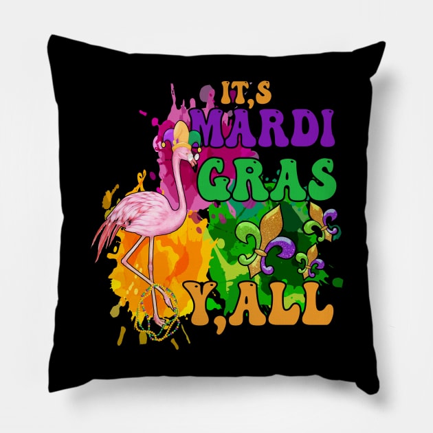 Mardi Gras Costume Gifts For Men Women Pillow by webster