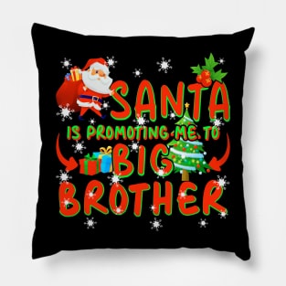 Promoted To Big Brother Christmas Pillow