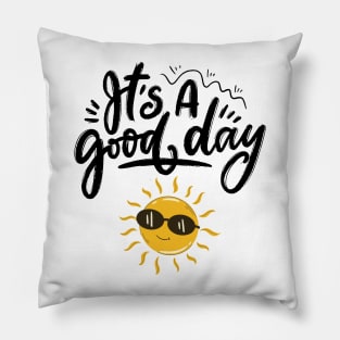 Sun Emoji - It's a Good Day Pillow