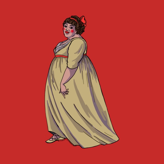 1800s Historical Fatty- no background! by Historical Fatshion