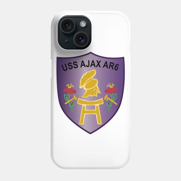 USS - Ajax - AR6 Phone Case by twix123844