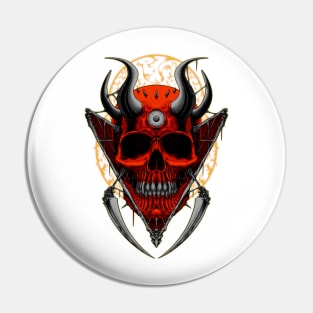 Red Skull 005 Pin