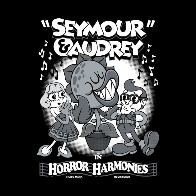 Horror Harmonies - Vintage Cartoon Seymour - Rubber Hose Style by Nemons