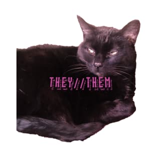 They/Them Cat T-Shirt