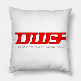 OWF Parody Shirt (Light DWT) Pillow