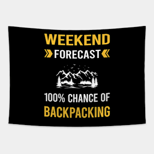 Weekend Forecast Backpacking Backpack Backpacker Tapestry