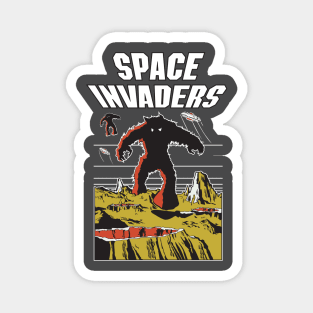 Space Invaders Magnet